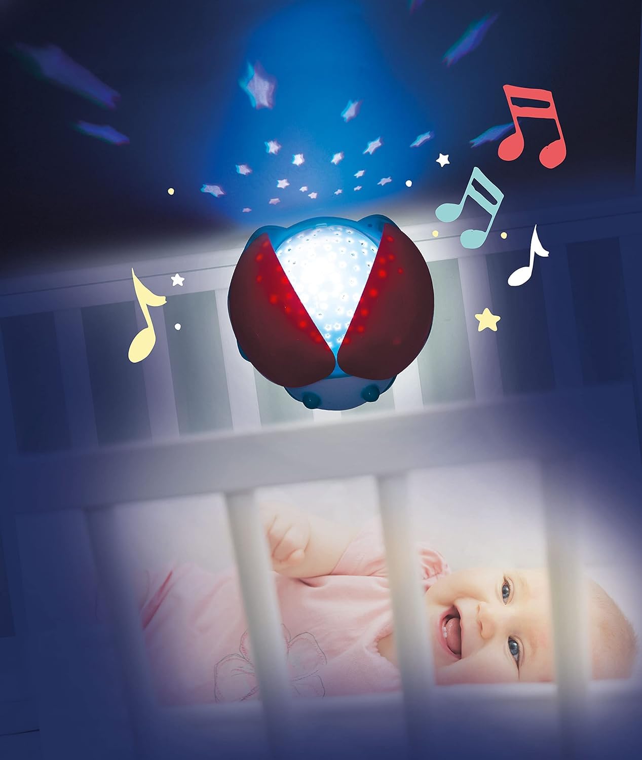 Clementoni Baby Ladybug Projector - Battery Operated