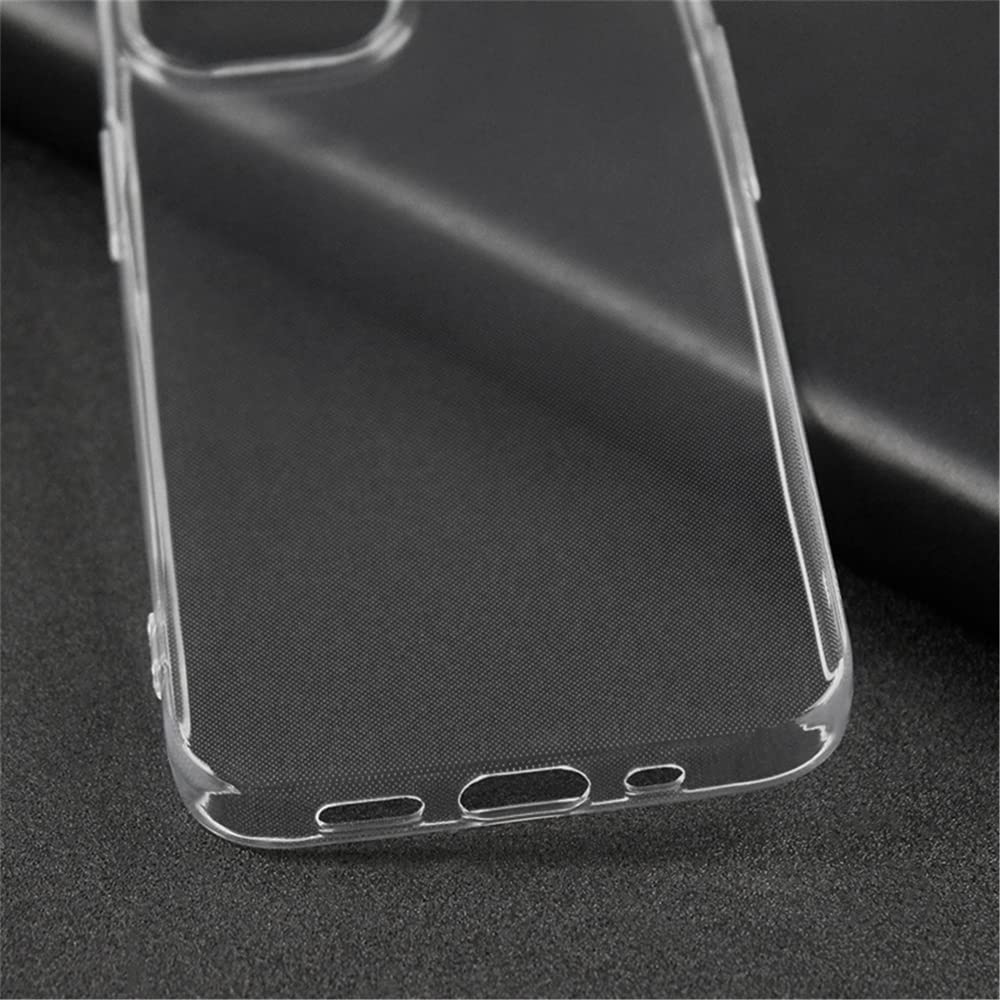 Muguian Case for iPhone 11, 6.1-Inch, Silky-Soft Touch, Full-Body Protective Case, Shockproof Cover with Microfiber Lining(Crystal Clear)