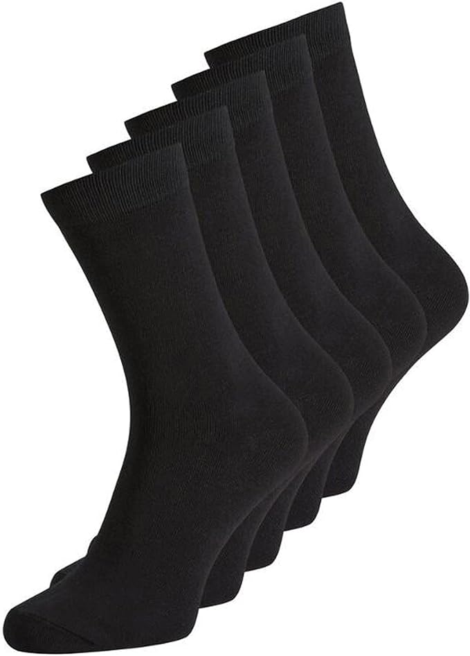 Jack & Jones Men's Jens 5-Pack Socks - Black