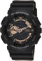 Casio G-Shock Analog-Digital World Time Watch , Black - Gold , ga110gw