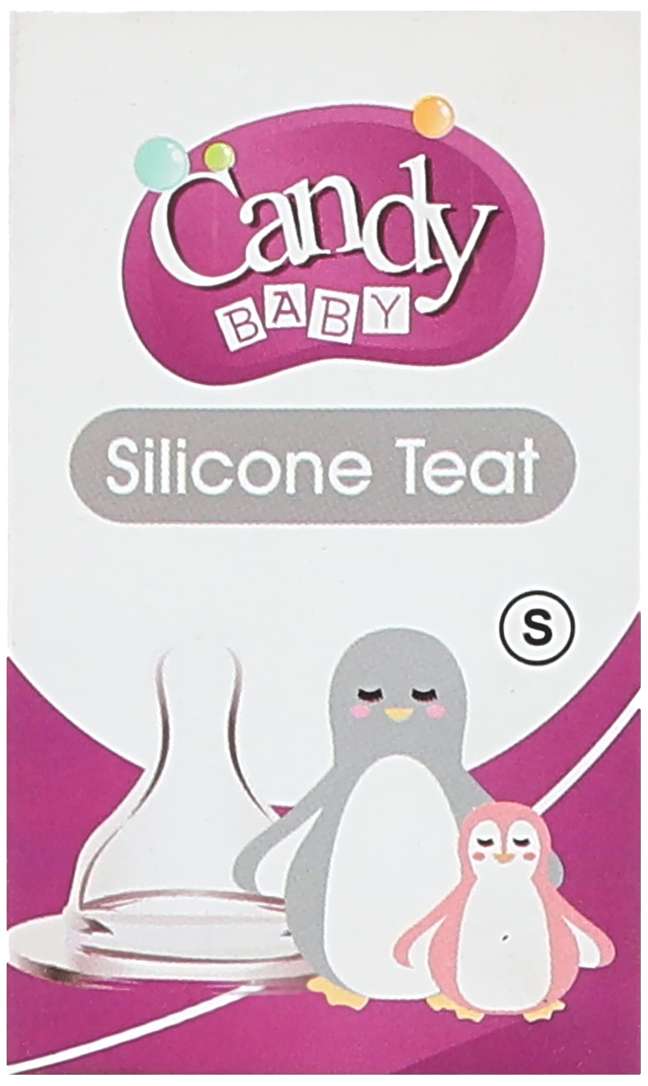 Candy Baby Silicone Teat (Size S)