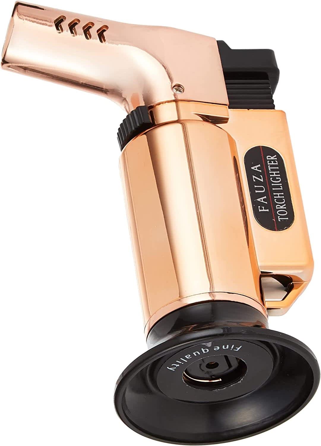 Alsaqer-Jet Flame Windproof Butane Gas Lighter- Bakhoor Charcoal Lighter-Torch Lighter-Gold