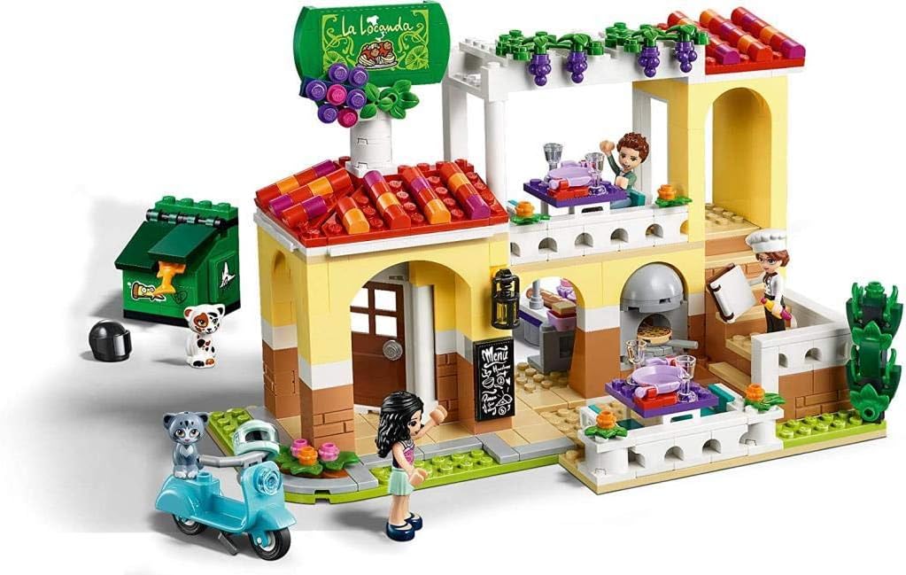 LEGO 41379 Friends Heartlake Restaurant Shaped Building Blocks - 624 Pieces