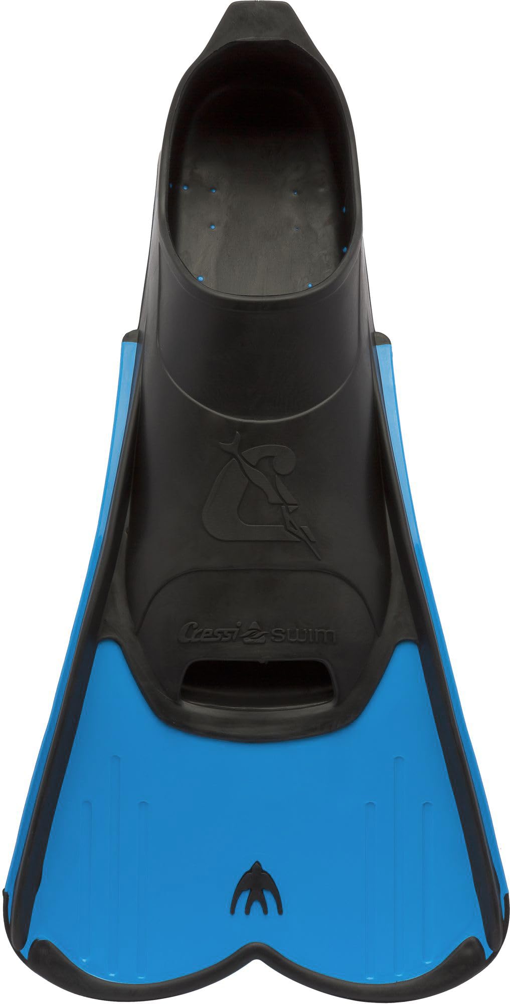 Cressi Short Full Foot Pocket Fins for Swimming or Training in the Pool and in the Sea - Light: made in Italy