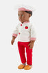 Our Generation 18" Chef Doll with Play Food Accessories - Chantel