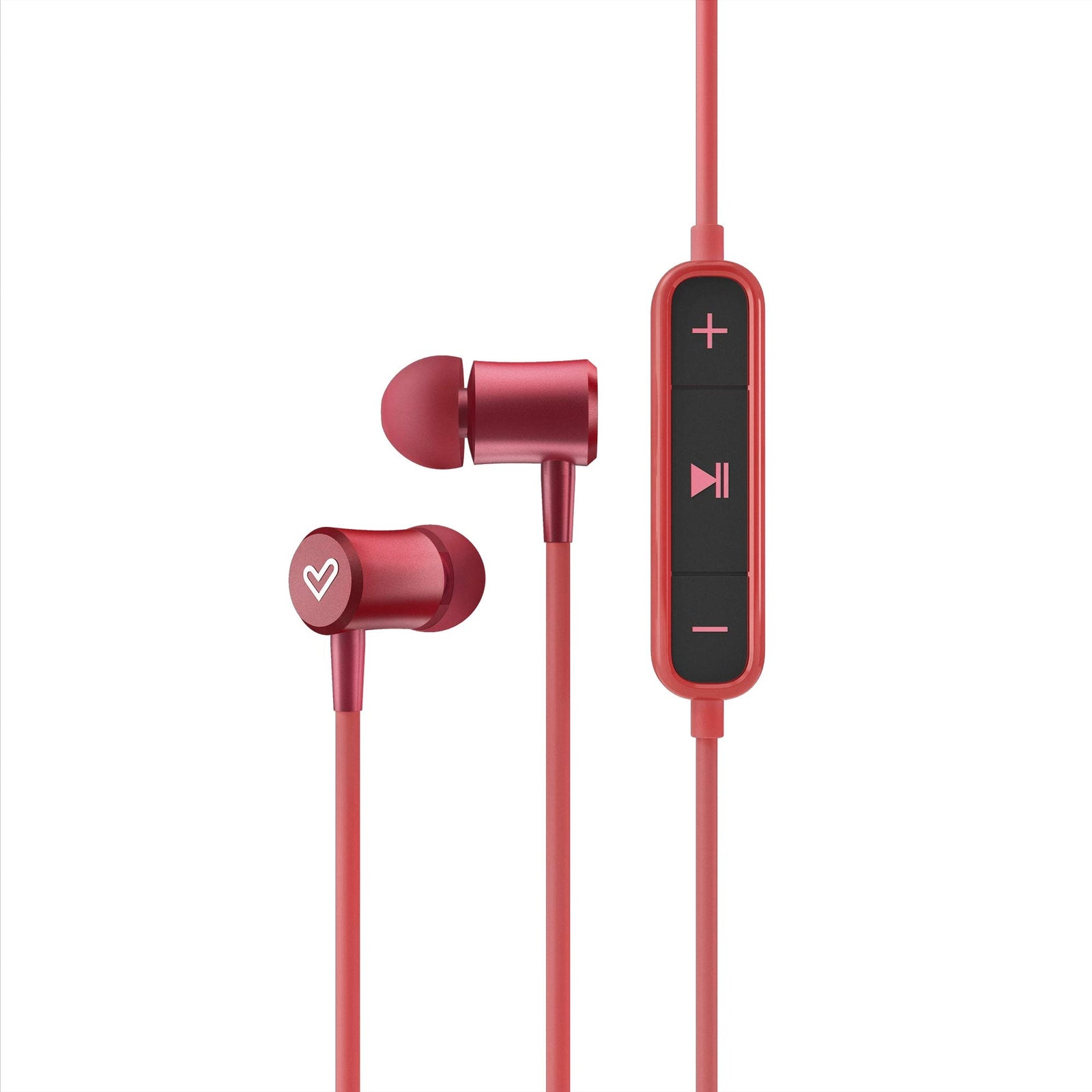 Energy Sistem Earphones BT Urban 2 Cheery Red (Bluetooth Headphones in Ear, Magnetic Closure, Wireless Earphones, 10 Playtime, Built-in Microphone, Control Talk, Extended Battery)