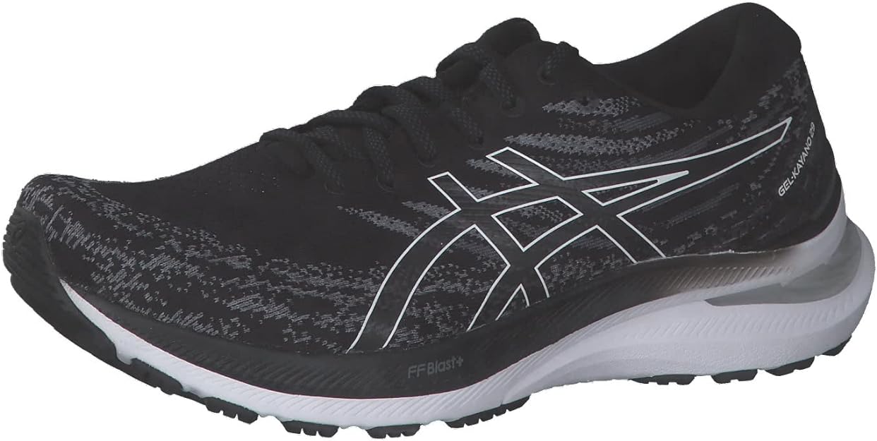 ASICS 1011B440 GEL-KAYANO 29 Running Shoes For Men Size 46 EU - Black White