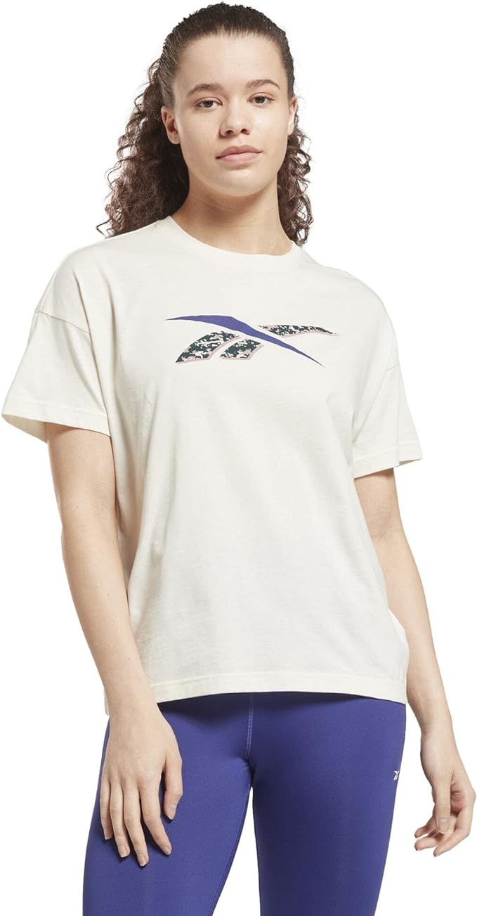 Reebok TE Graphic T-shirt QT MS HH9819 TRAINING CLAWHT GRAPHIC T-shirt (SHORT SLEEVE) for Women