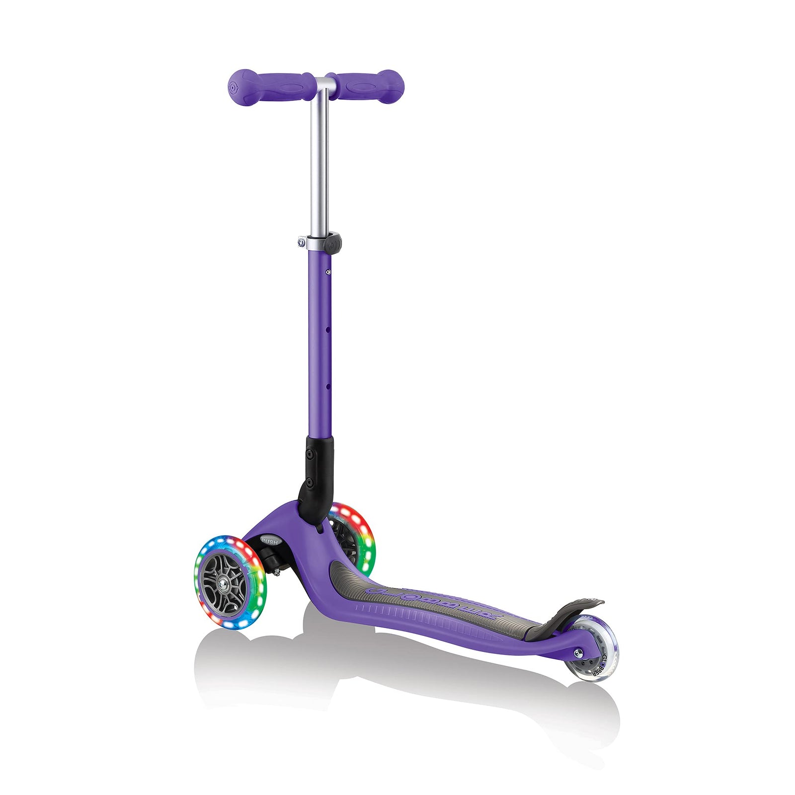 Globber Junior Foldable Lights Scooter, Toys, Scooter for Boys and Girls,