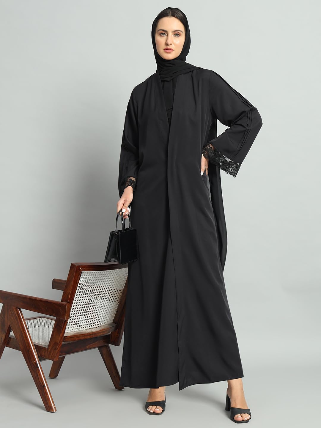 Styleville.in Women Arabic wear abaya with Hiajb