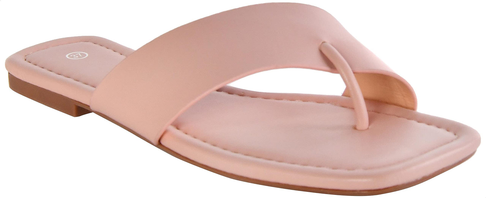 Pixi Leather Flat Thong Slippers for Women