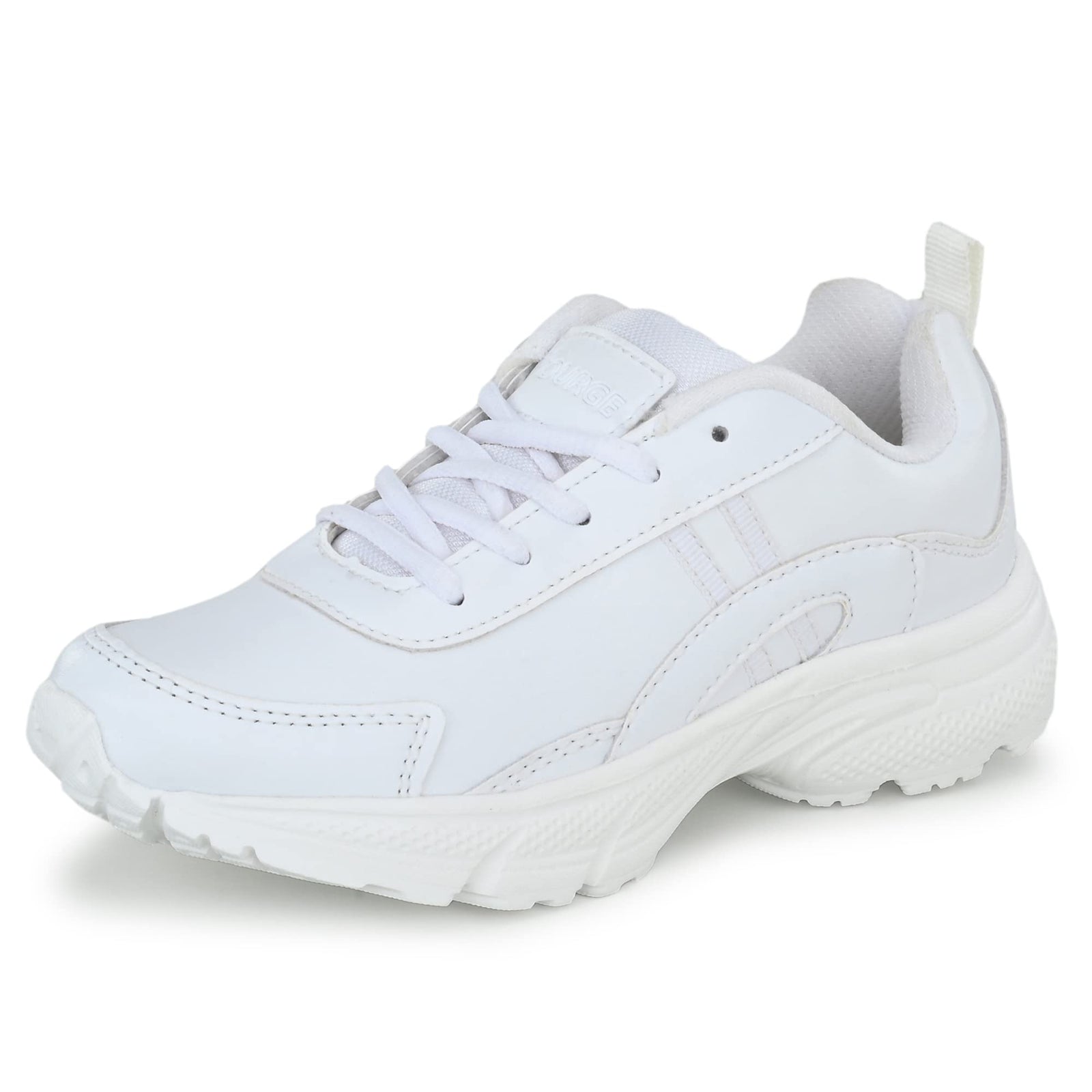 Bourge Kids BTS-2 School Shoes, White, Size 41 EU