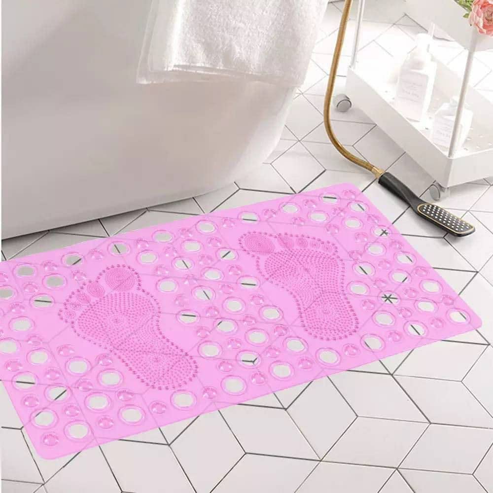 Silicone Foot Bath Mat with Suction - Anti-Slip Design