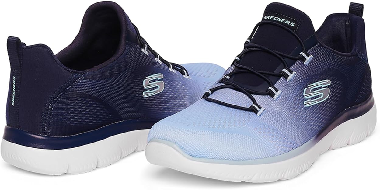 Skechers SUMMITS Women's Running Shoes - Navy Blue