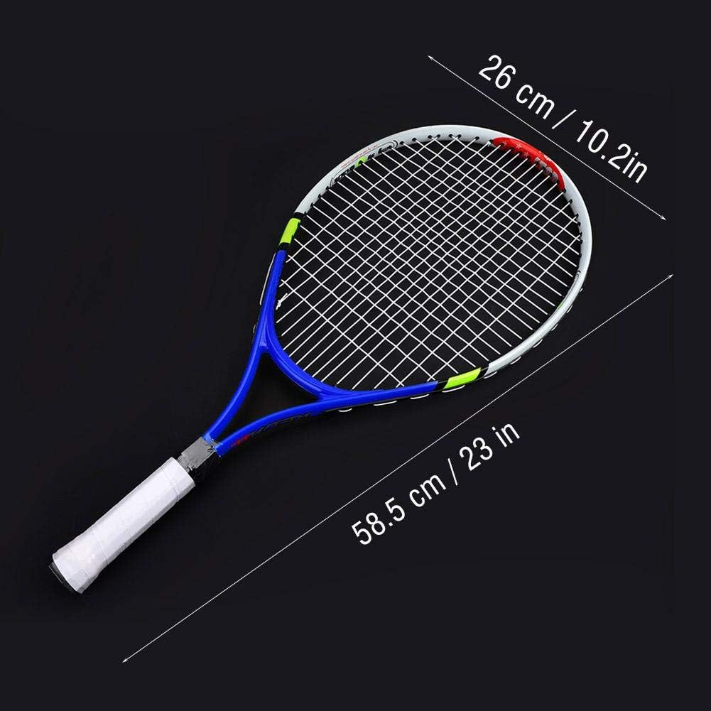 REGAIL Junior Tennis Racket, Durable String Single Tennis Racquet for Kids Training Practice with Carrying Bag (3 Colors)