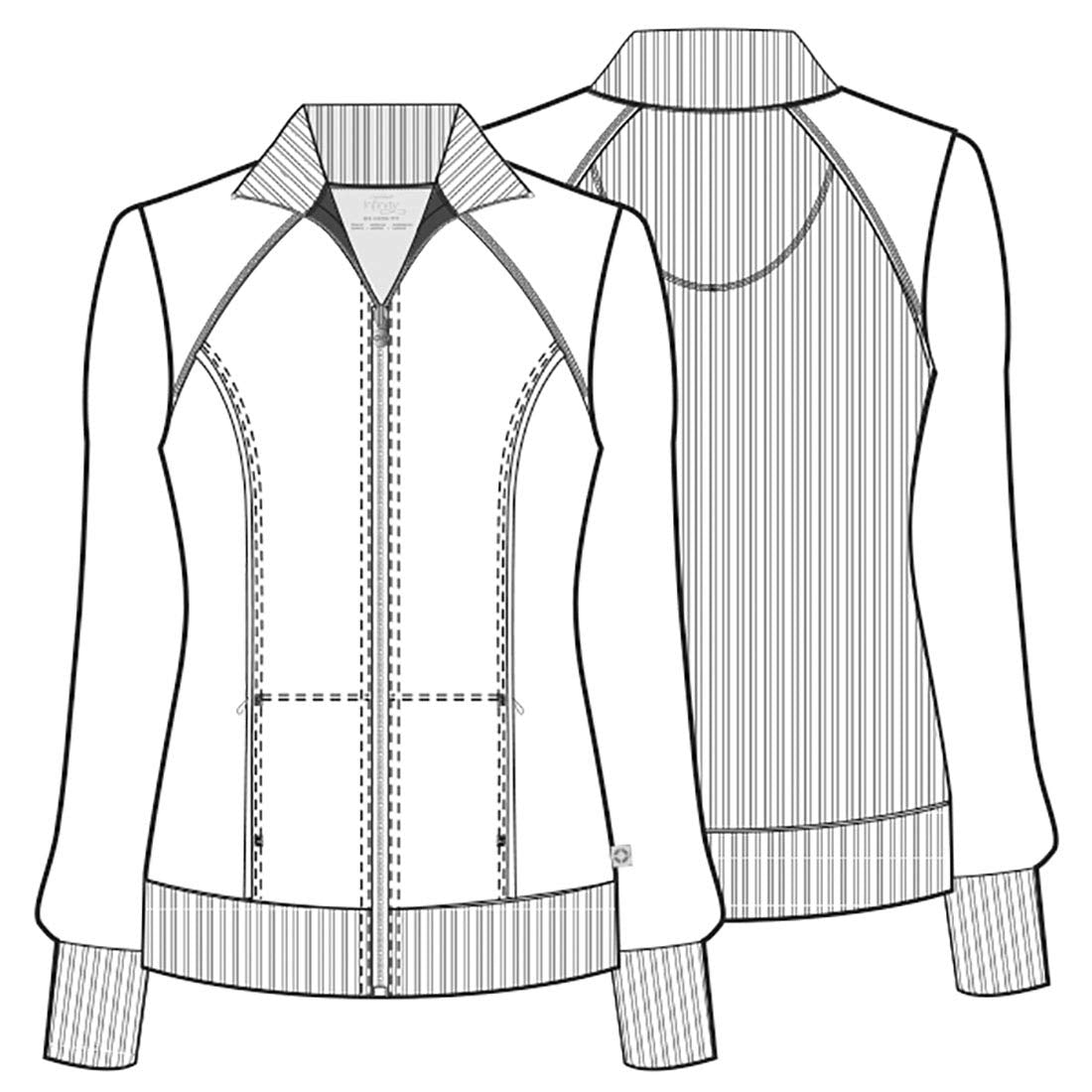 Cherokee Women's Infinity Zip Front Warm-up Jacket