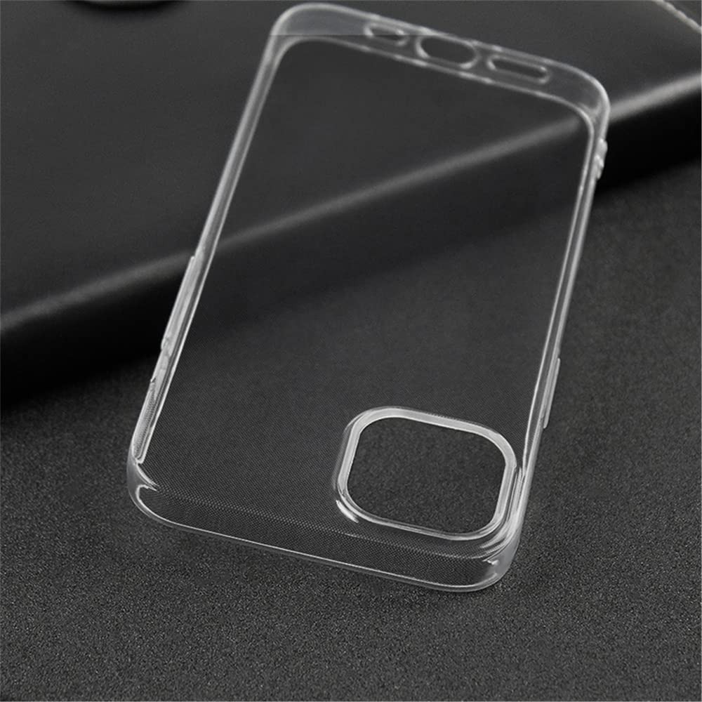 Muguian Case for iPhone 11, 6.1-Inch, Silky-Soft Touch, Full-Body Protective Case, Shockproof Cover with Microfiber Lining(Crystal Clear)