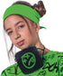 Billie Eilish Costume, Official Green Oversize Top and Shorts for Kids, Musical Artist Inspired Outfit, Classic Child Size XL (14-16)