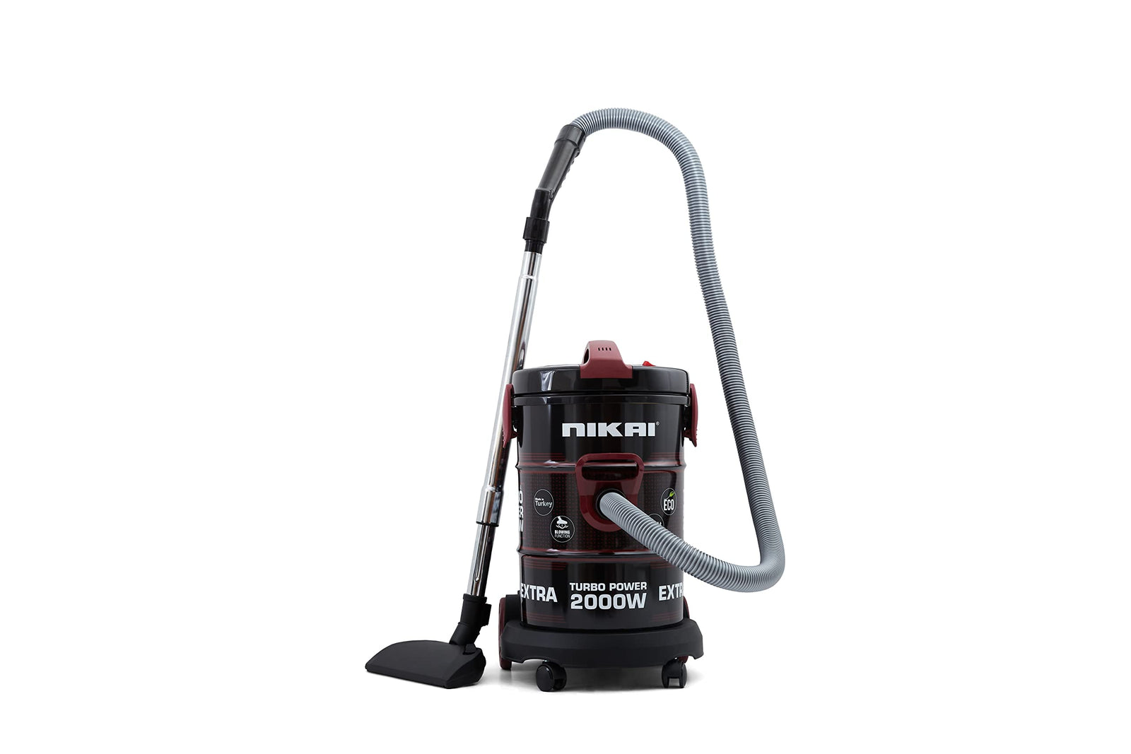 Nikai 25L 2000W Vacuum Cleaner with Blower Attachment and Telescopic Tube – NVC350T