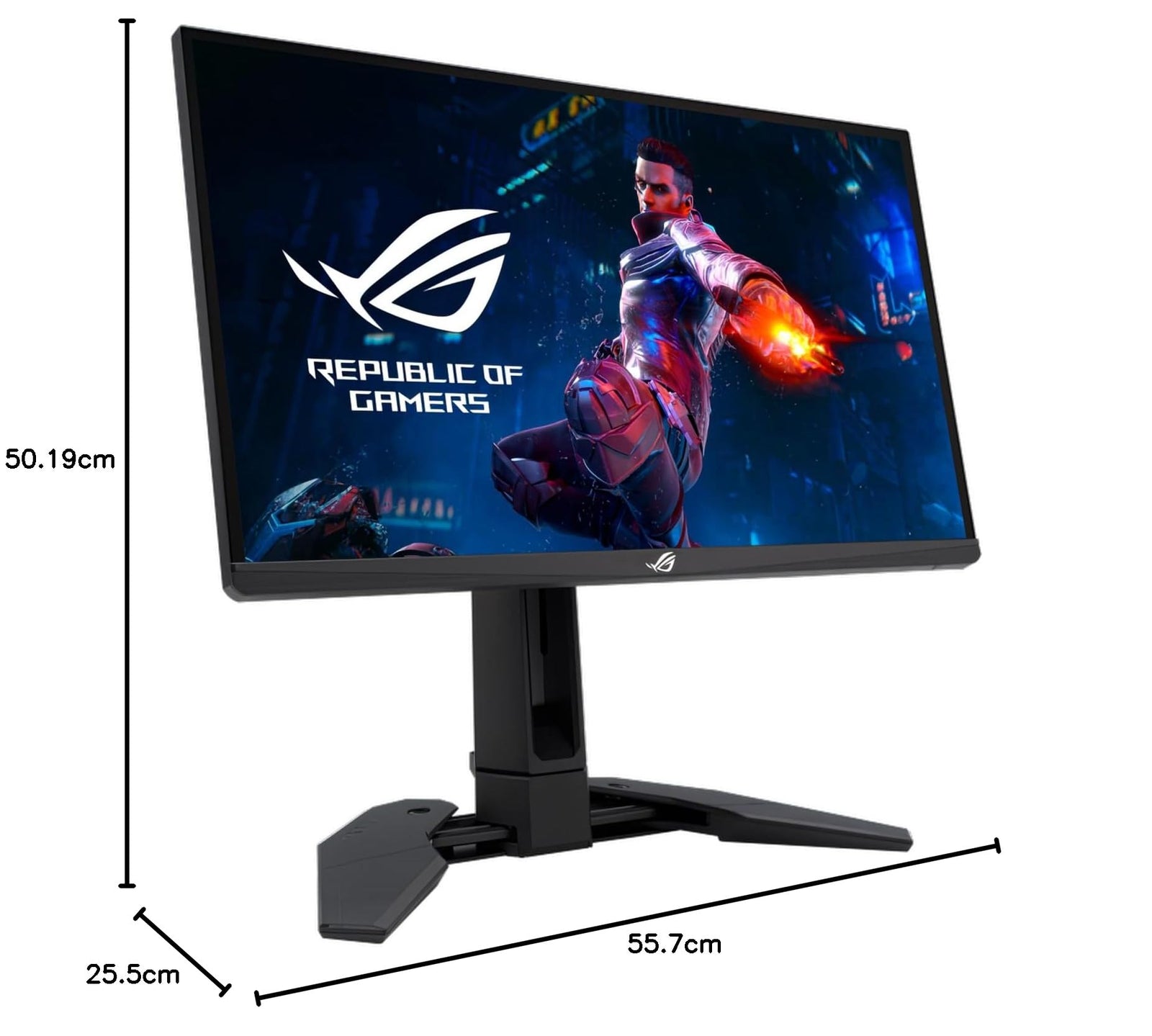 ASUS ROG Swift Pro PG248QP NVIDIA® G-SYNC® esports gaming monitor- 24.1-inch FHD, 540 Hz (OC), Esports-TN panel, NVIDIA® Reflex Analyzer, ULMB 2, adjustable base, ESS codec, DisplayHDR™ 400