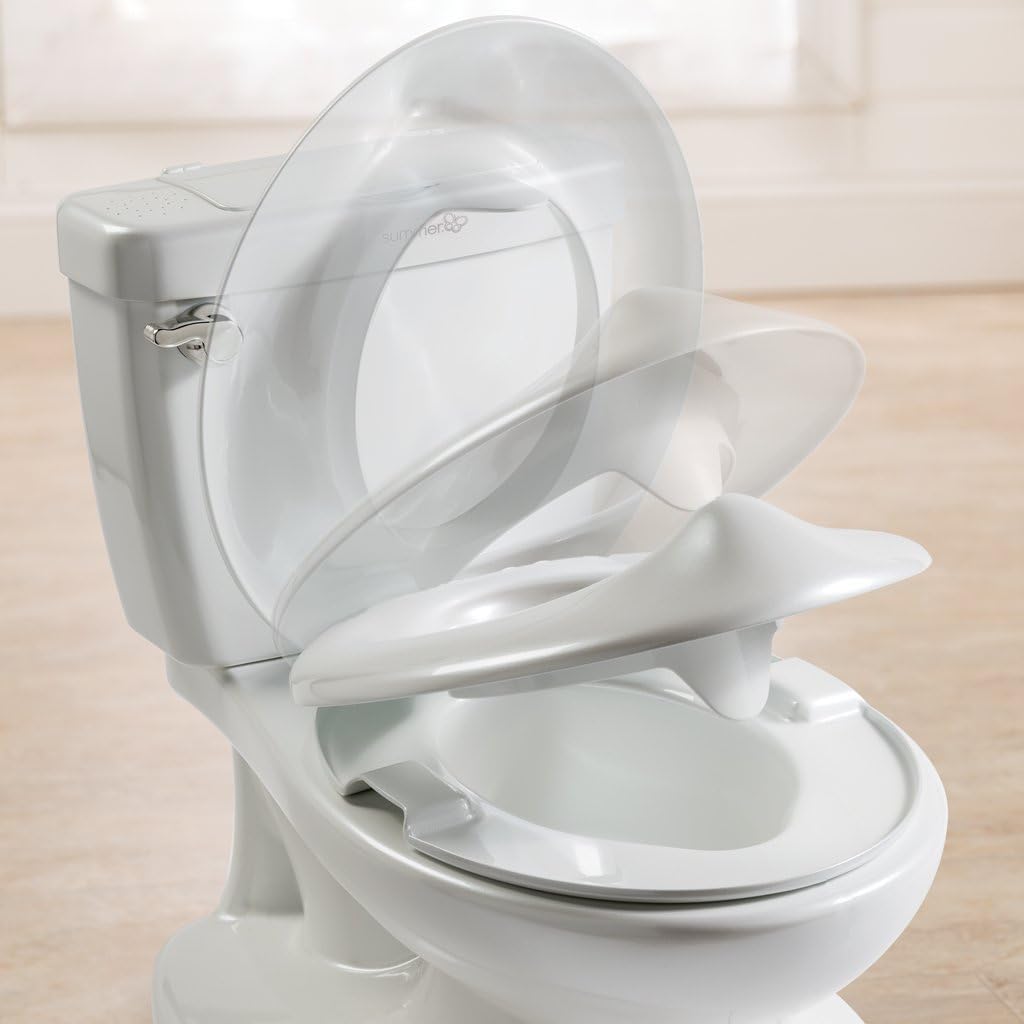 Summer Infant Summer My Size Potty, White â€“ Realistic Potty Training Toilet Looks And Feels Like An Adult Easy To Empty Clean