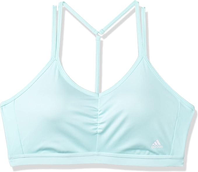 Adidas YO ESS LS BRA HE0125 TRAINING ice mint WORKOUT BRA - LIGHT SUPPORT For Women