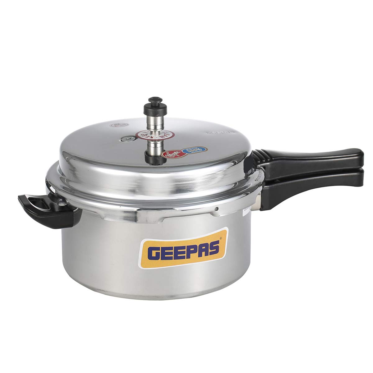 Geepas 7.5 Liter Normal Pressure Cooker, Silver - GPC327