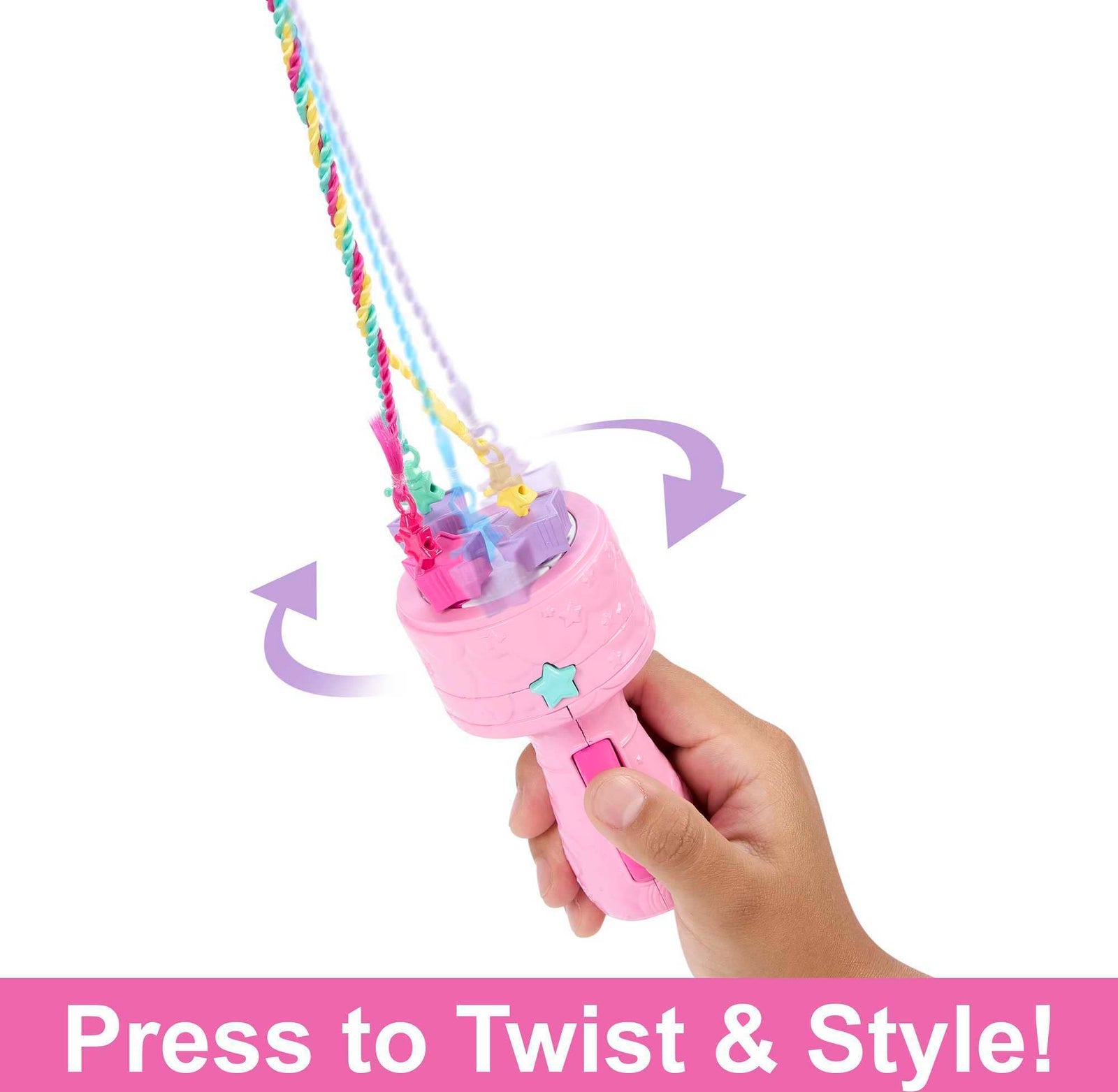 Barbie Dreamtopia Twist 'n Style Doll and Hairstyling Accessories Including Twisting Tool