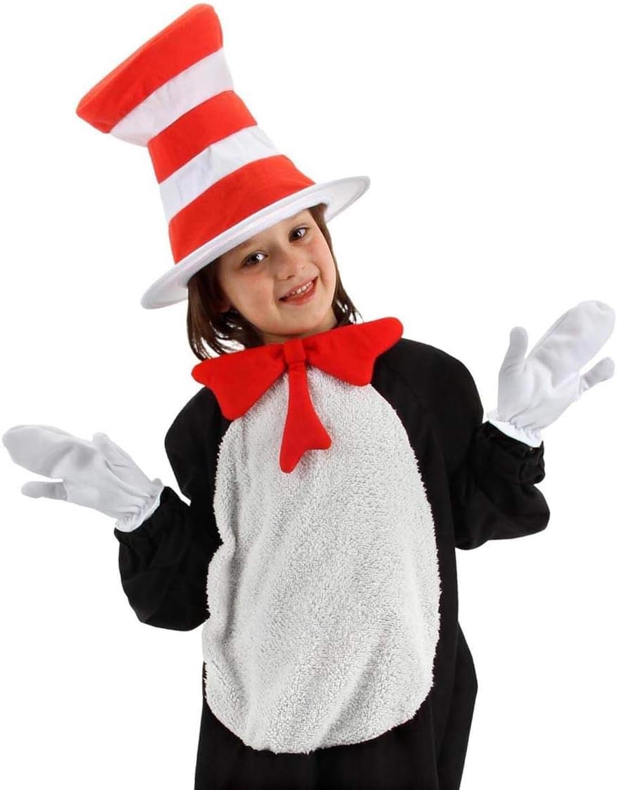 elope Dr. Seuss Cat in the Hat Costume Accessory Kit for Kids