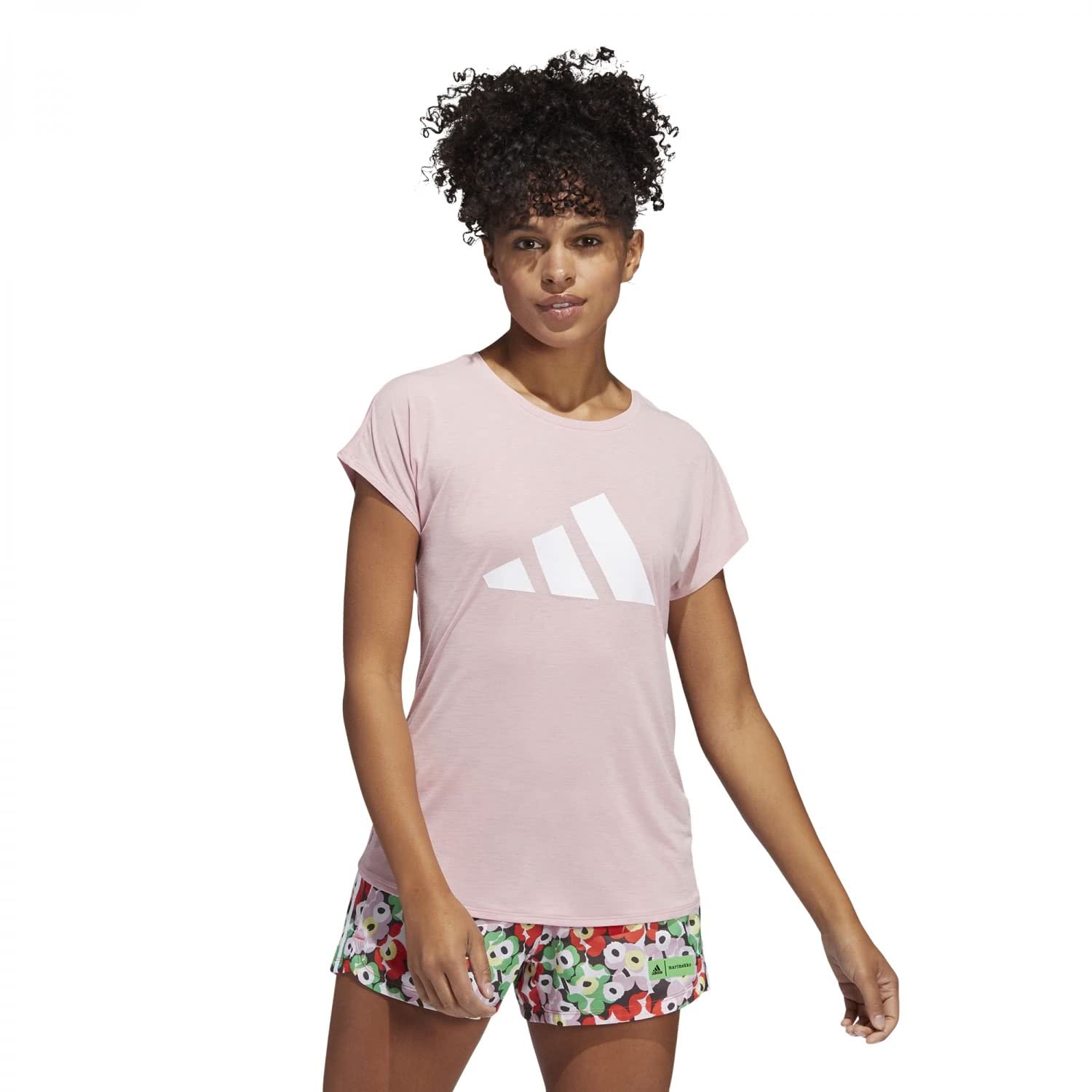 adidas Women's BS896 T-SHIRTS , PINK