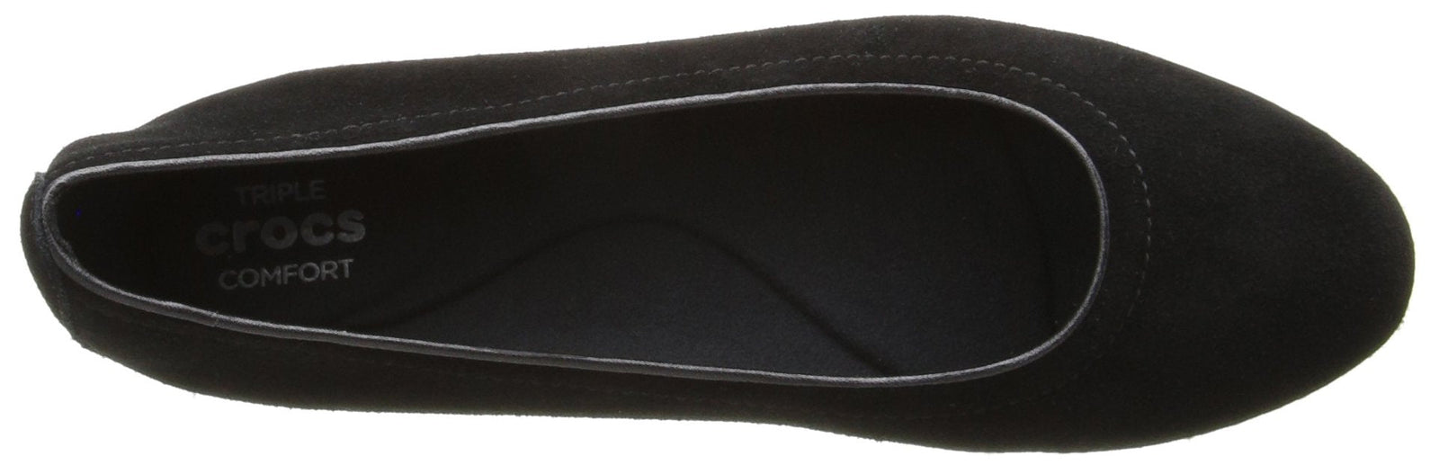 Crocs Womens Lina Suede Ballet Flat