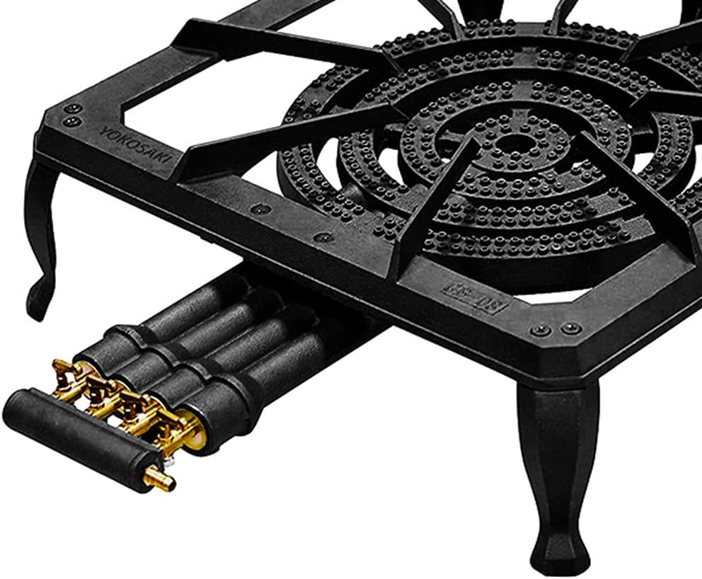 Yokosaki Cast Iron Gas Stove Outdoor stove, Home Large Cooking Stove, Outdoor Camping Stove - YS08 Heavy