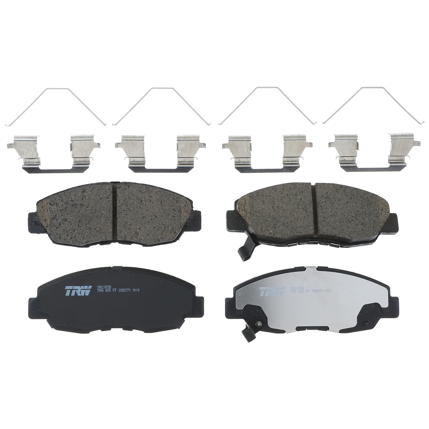 TRW Pro TRC1578 Disc Brake Pad Set For Honda Civic 2012-2015, Front