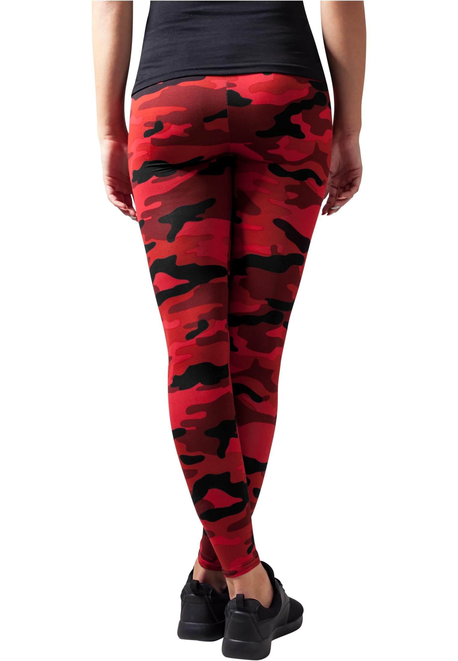 Urban Classics Women Camouflage Leggings Comfortable Sport Pants, Stretchy Workout Trousers with Military Print, Regular Skinny Fit (pack of 1)