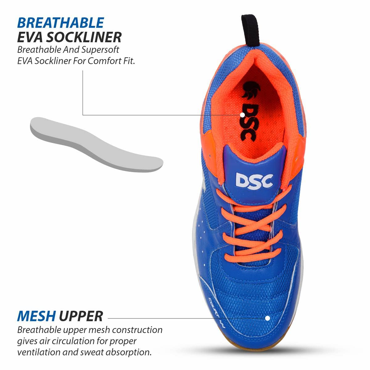 DSC Court 44 Badminton Shoes mens Badminton Shoes