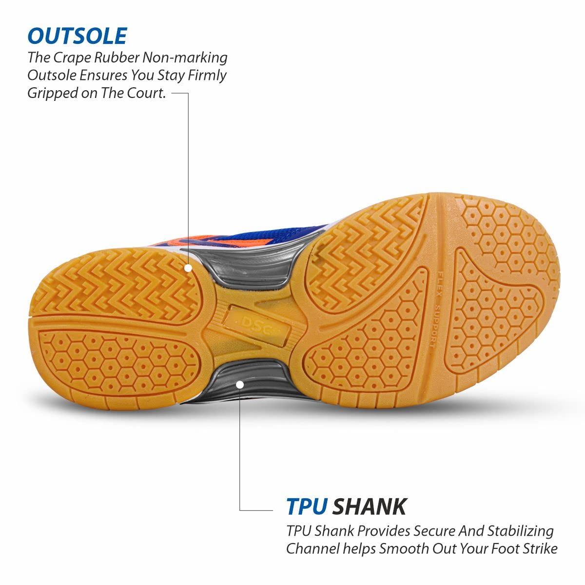 DSC Court 44 Badminton Shoes mens Badminton Shoes