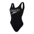 Speedo Women's Logo Deep U-Back 1 Piece Swimsuit