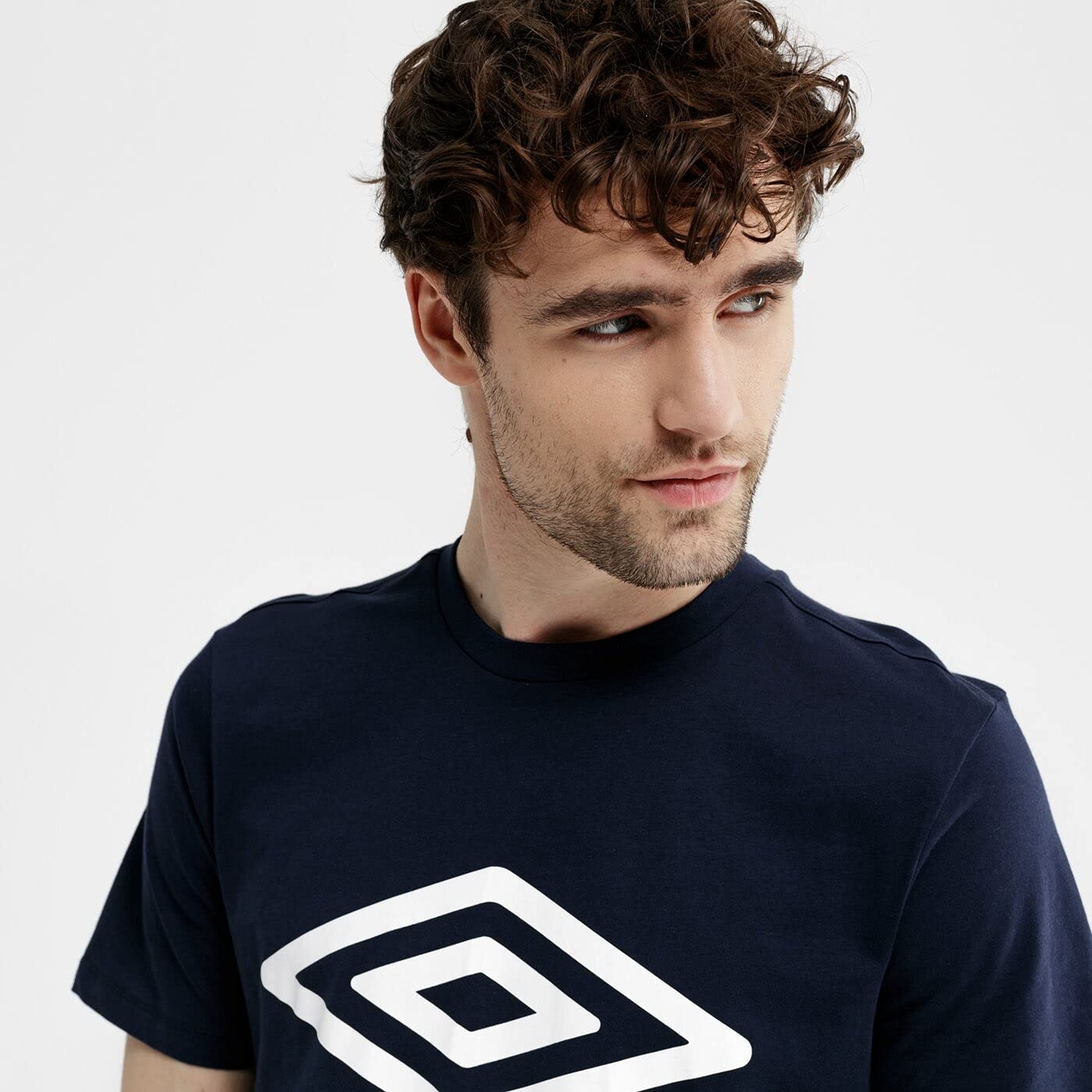 Umbro Mens FW Large Logo Cotton Tee T-Shirt Color: Black Size: S