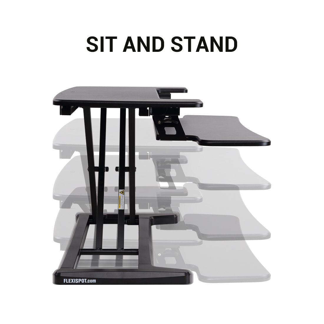 Flexispot Stand Up Desk Converter 28 Standing Desk Riser With Deep Keyboard Tray For Laptop 28