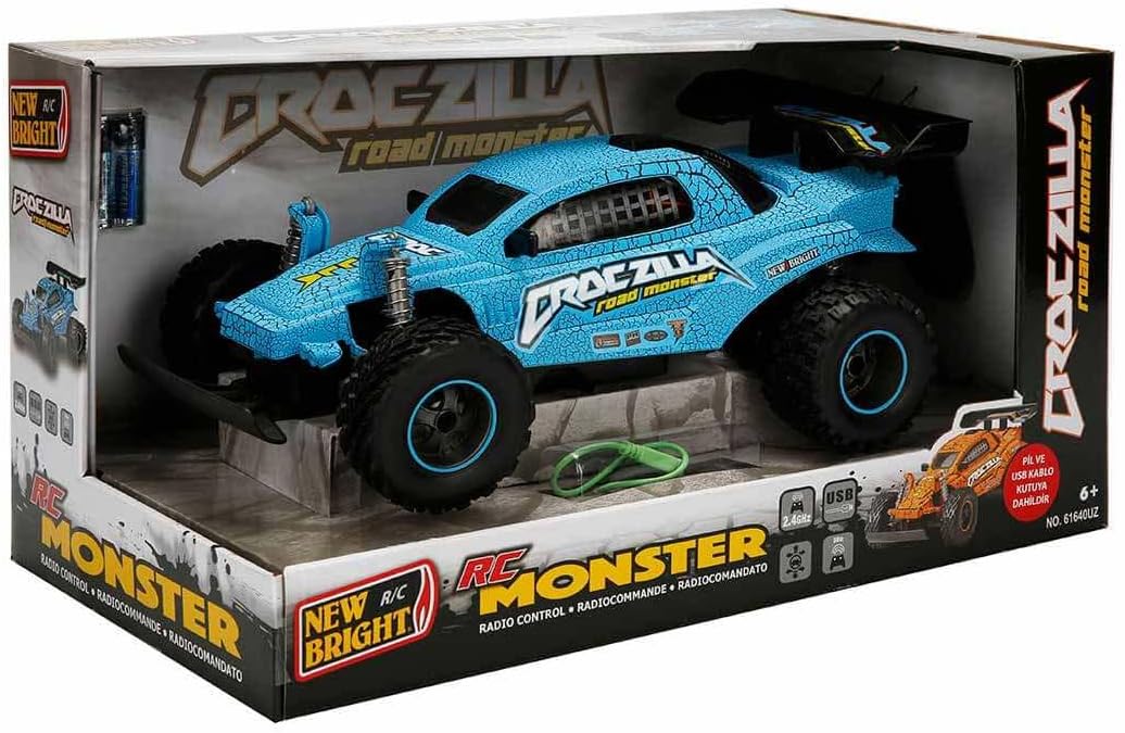 New Bright: 1:16 CROC ZILLA Road Monster