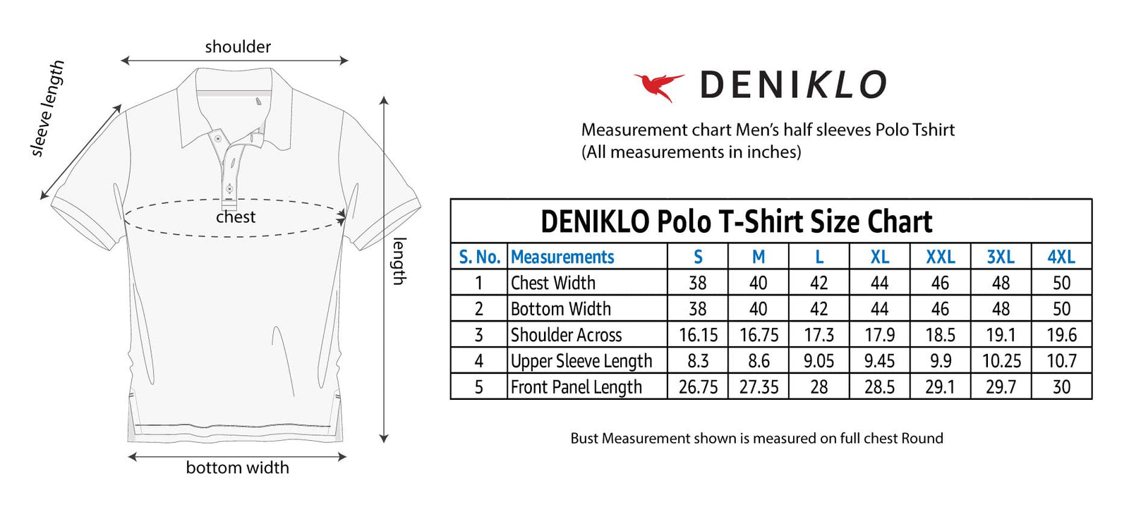 Deniklo Men's Solid Regular Polo Shirt