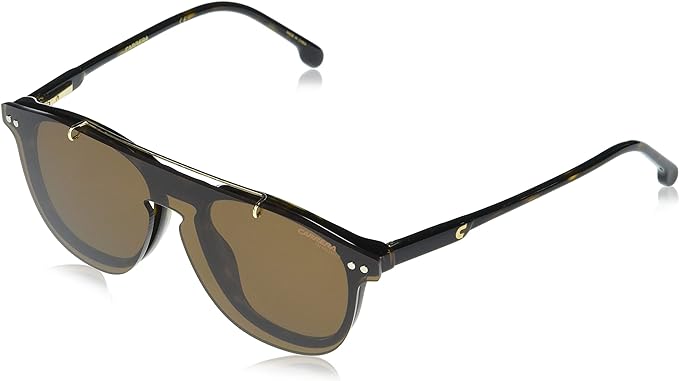 Carrera Brown Lens Acetate Tortoise-Shell Frame Front Logo Oversized Sunglasses for Kids - Brown