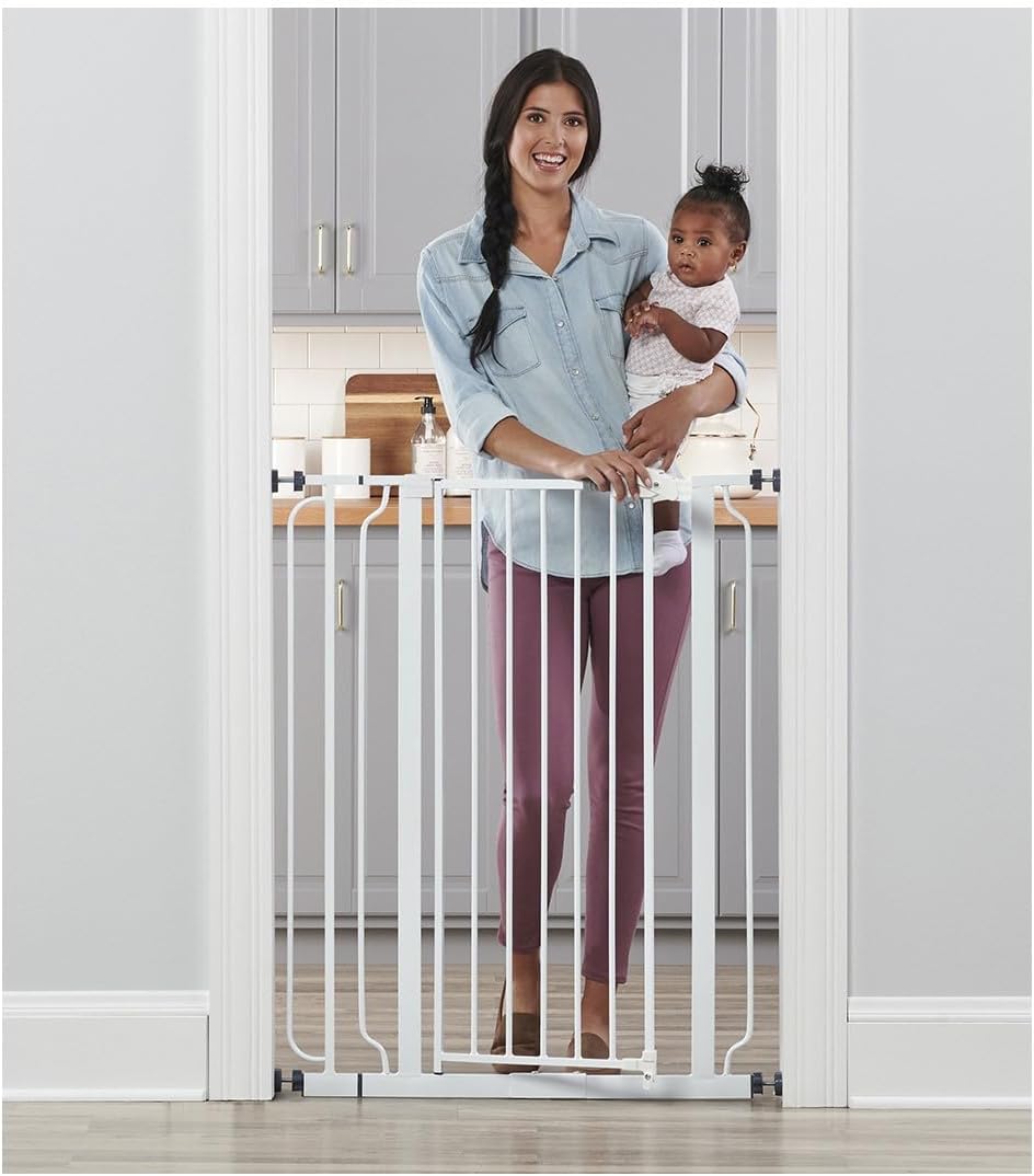 Regalo Easy Step Walk Thru Baby Gate, Fits Opening 29 - 36.5 Inch, 36 Inch height