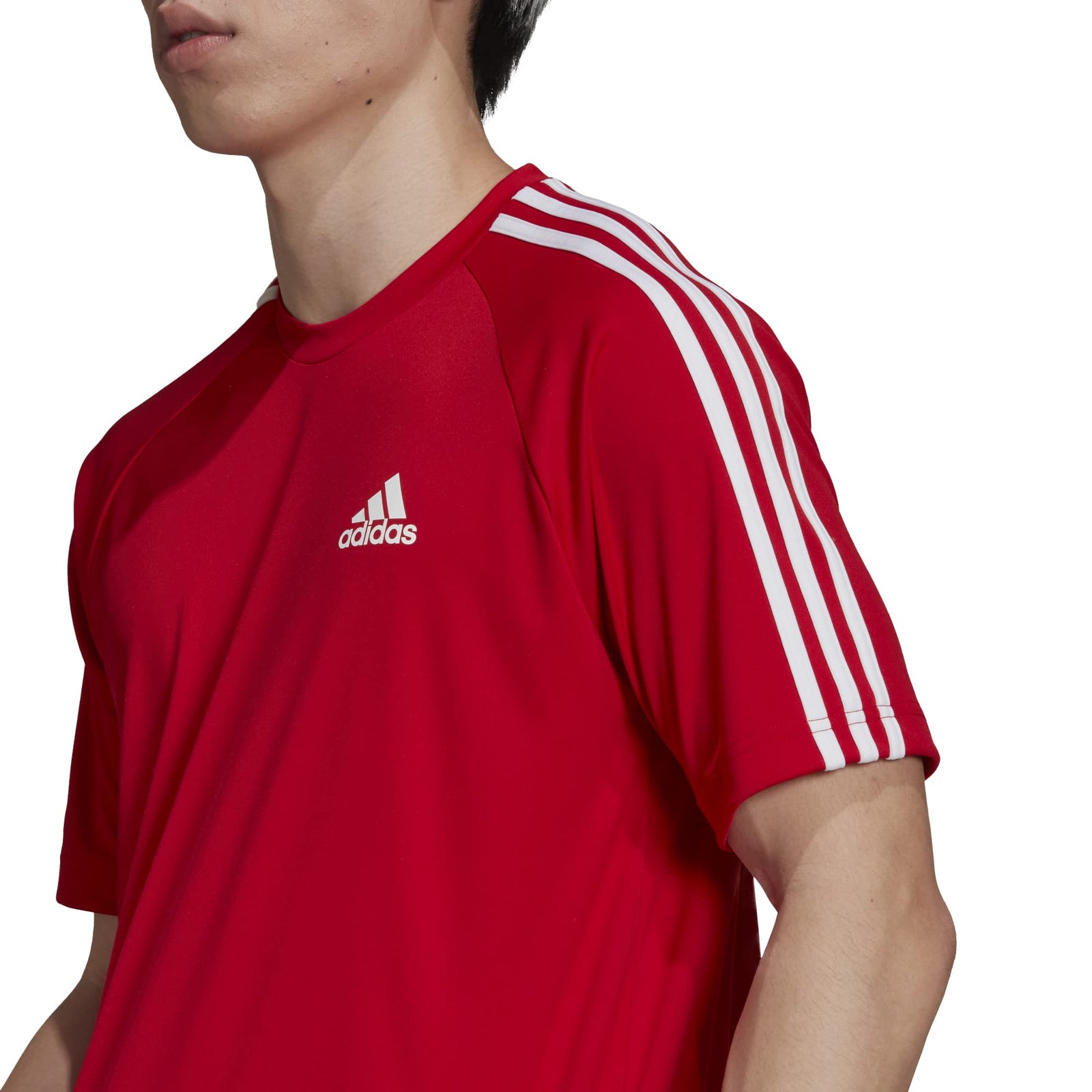 adidas Men's Men's T-shirt T-Shirt (pack of 1) , RED , M