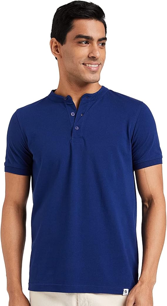 Amazon Brand - Symbol Men's Solid Regular Polo Shirt