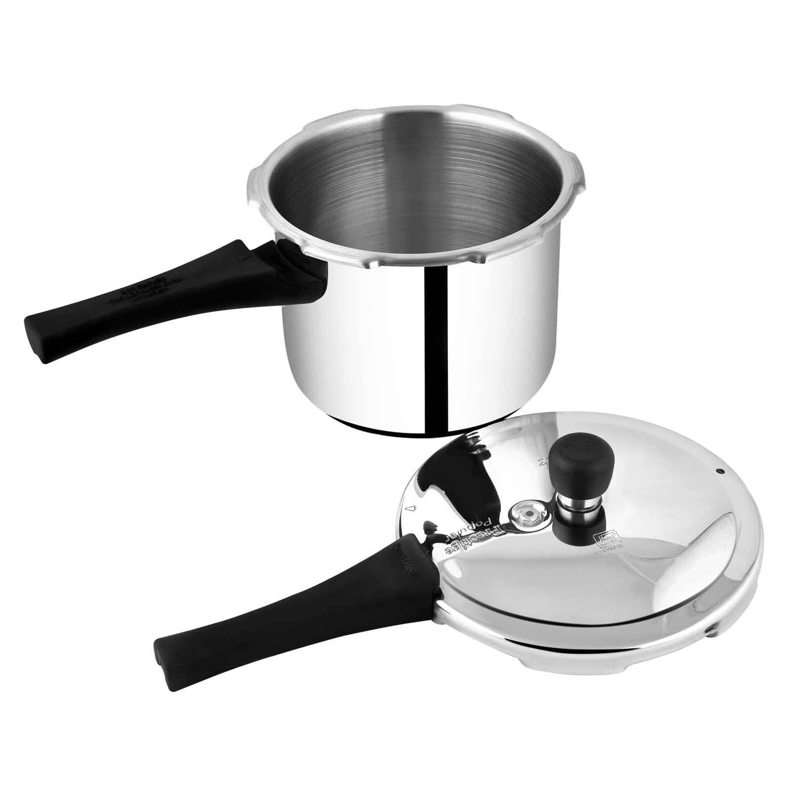 Prestige Popular Stainless Steel Pressure Cooker 3 Ltr | Silver