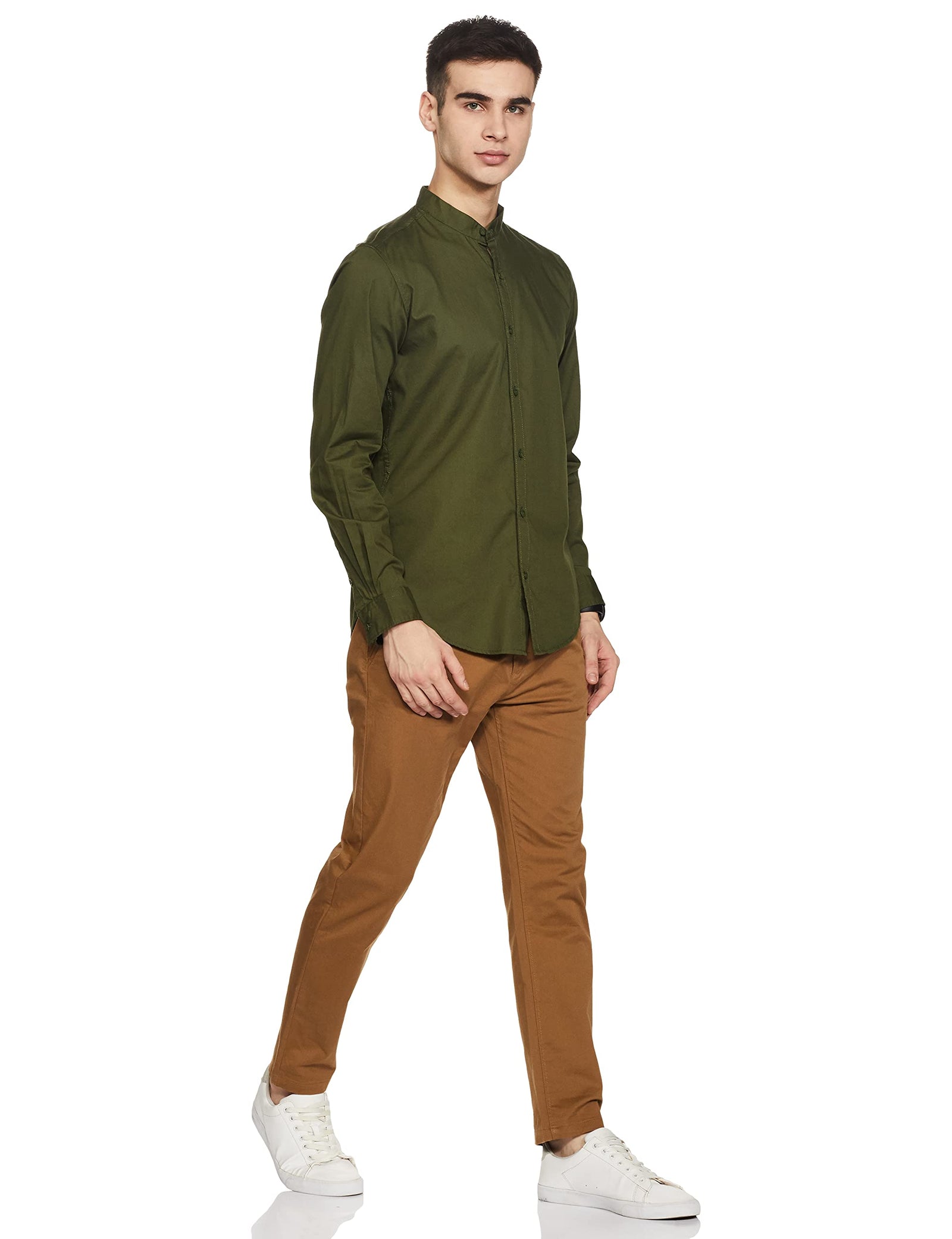 Diverse Men's Solid Slim Shirt (Dcmff06Sc09L03-782A)