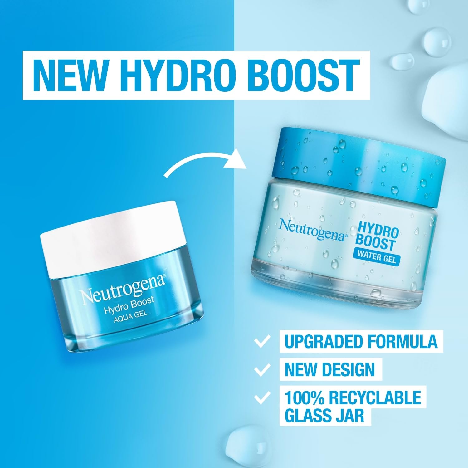 Neutrogena Hydro Boost Water Gel Face Moisturizer - 50 ml (Normal to Combination Skin)