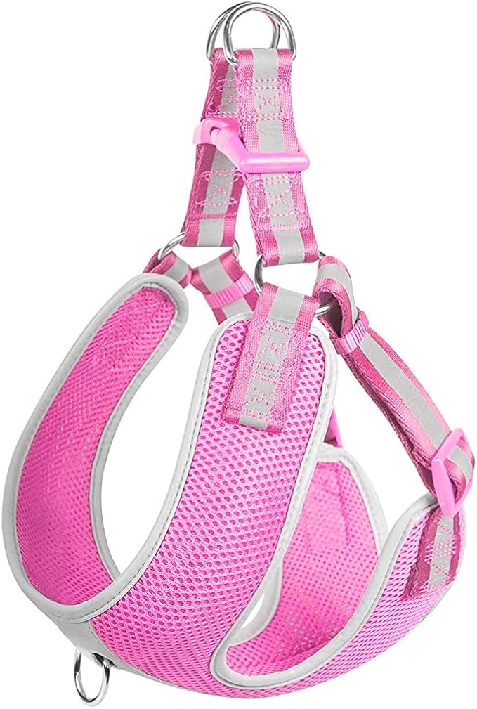 Fida Reflective TQ Adjustable Dog Harness  Pink