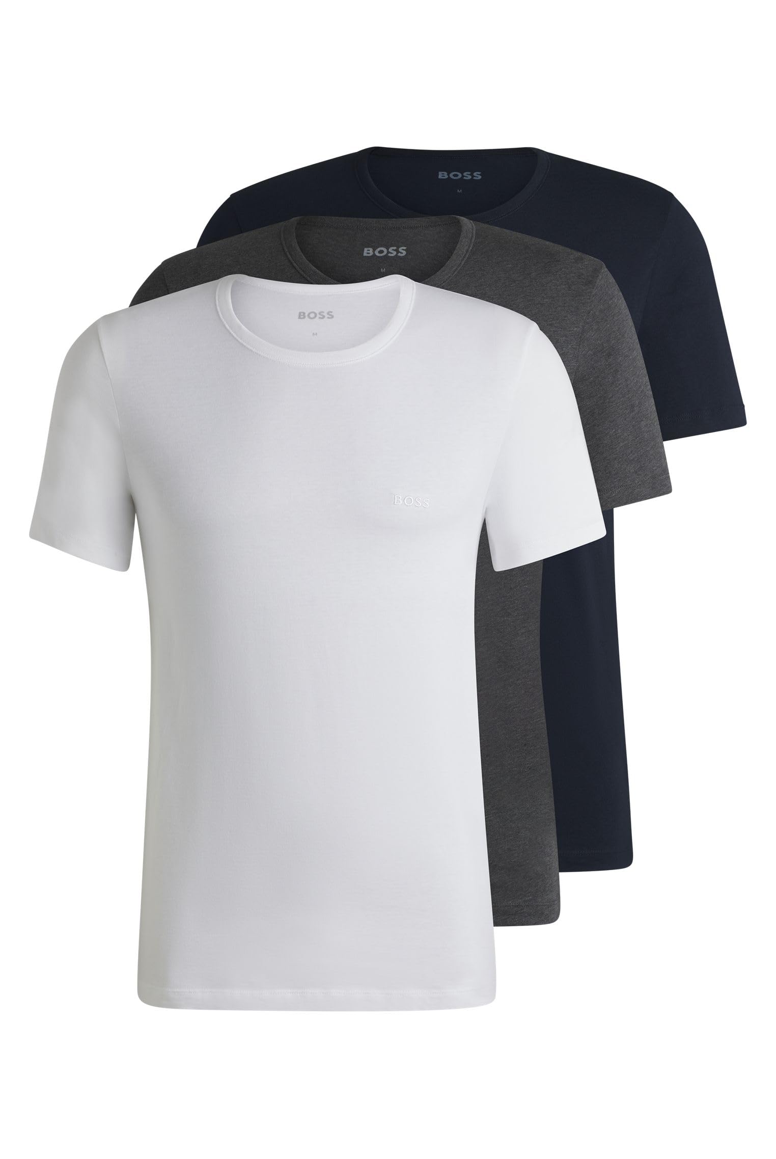 Hugo Boss Mens TShirt RN Classic 3P SHIRT